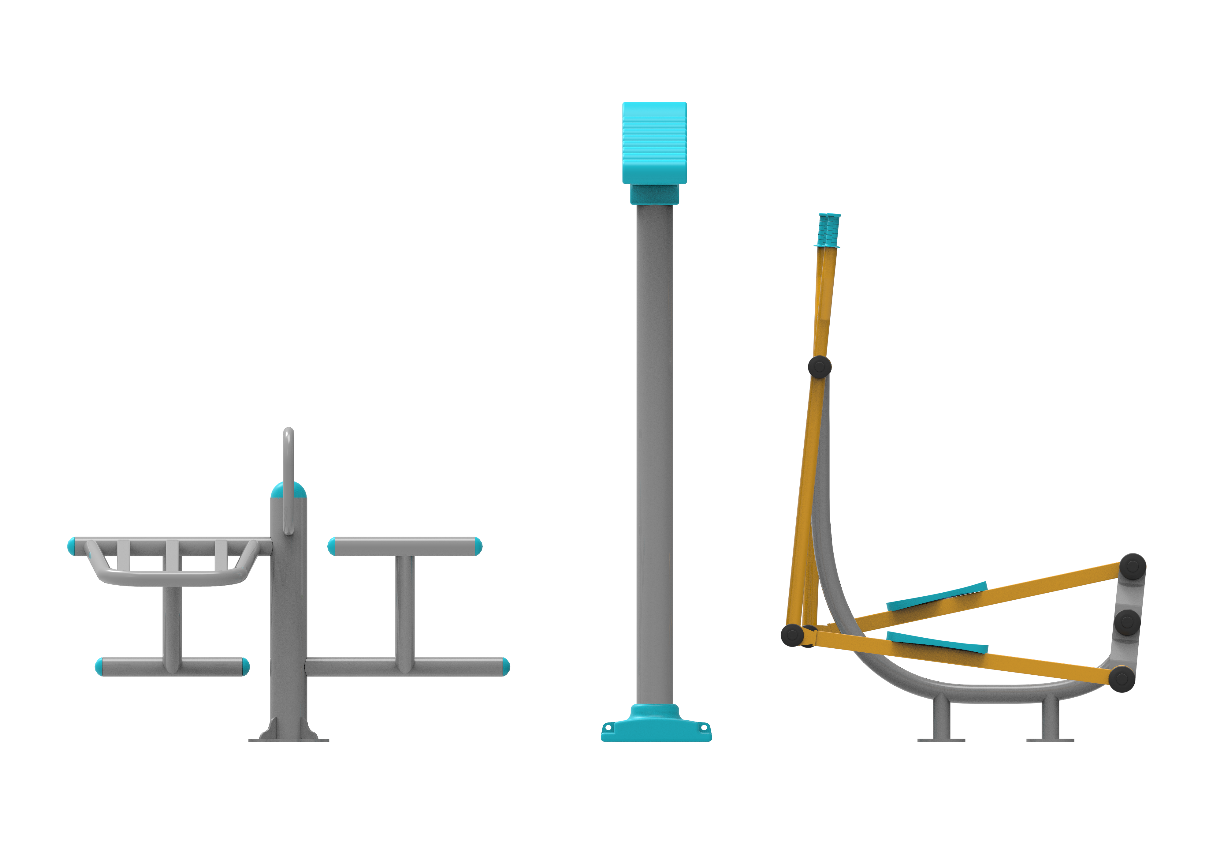 Sinav Mekik ve Eliptik Bisiklet Aleti PF-210 | Dış Mekan Spor Aletleri | Erse Kent Mobilyaları